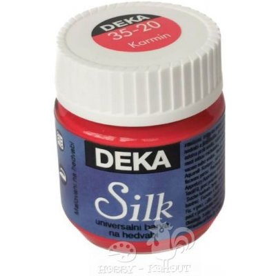 Deka Barvy na hedvábí 50 ml červená karmín – Zboží Dáma