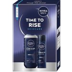 Nivea Men Deep sprchový gel pro muže 250 ml + Deep antiperspirant ve spreji pro muže 150 ml kosmetická sada – Hledejceny.cz
