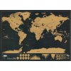 Nástěnné mapy Stieracia mapa sveta Deluxe