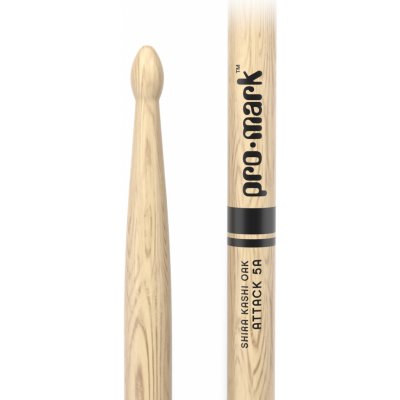 ProMark Classic Attack 5A Shira Kashi Oak Drumstick Oval Wood Tip – Zboží Mobilmania