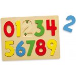 Viga Toys puzzle pro výuku počítání vzdělávací puzzle s čísly 123 hraček – Zbozi.Blesk.cz