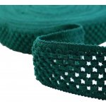 Pro Háčkování Guma pletená 5 cm petrolejová – Hledejceny.cz