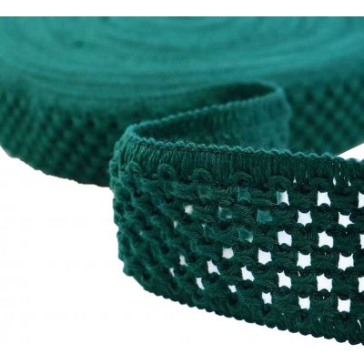 Pro Háčkování Guma pletená 5 cm petrolejová – Hledejceny.cz