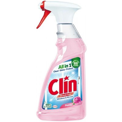 Clin čistič na okna s rozprašovačem Pivoňka 500 ml – Zboží Dáma