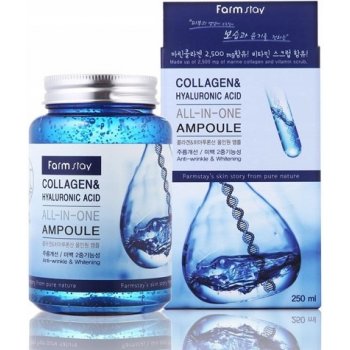 Farm Stay Collagen & Hyaluronic Acid All In One ampule anti-age pleťové sérum 250 ml