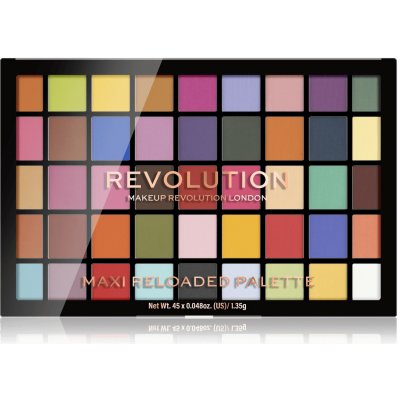 Makeup Revolution Maxi Reloaded Palette paletka pudrových očních stínů Dream Big 60,75 g – Zboží Dáma