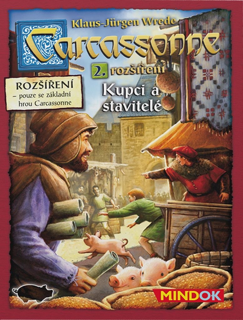 Mindok Carcassonne 2 edice Kupci a stavitelé