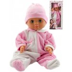 Hamiro miminko 40 cm pevné tělíčko růžovo-bílý obleček – Hledejceny.cz