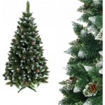 Foxigy Vánoční stromek Borovice 180 cm s šiškami Luxury Diamond – Zboží Dáma