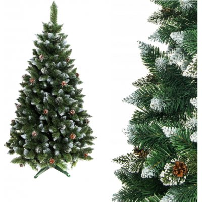 Foxigy Vánoční stromek Borovice 180 cm s šiškami Luxury Diamond – Zboží Dáma