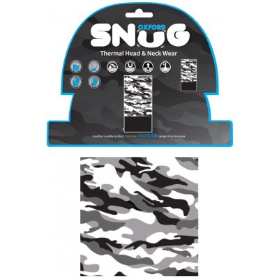 Oxford multifunkční nákrčník Snug Camo