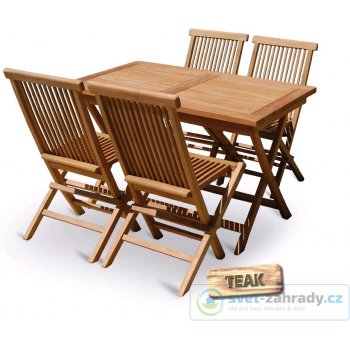 Stolová sestava TEAK POHODA SET 4