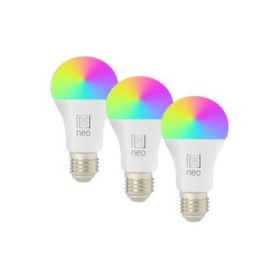 IMMAX NEO SMART E27 11W RGB+CCT barevná a bílá, stmívatelná, Zigbee, TUYA, 3ks – Zboží Živě