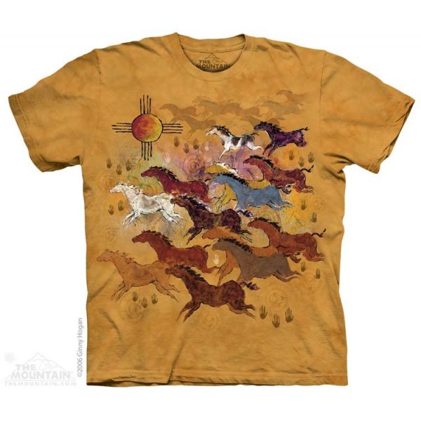 Pánské tričko The Mountain tričko Domorodé umění Hliněné 2017