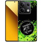 mmCase na Xiaomi Redmi Note 13 5G - rybářka roku černé pozadí – Zboží Živě