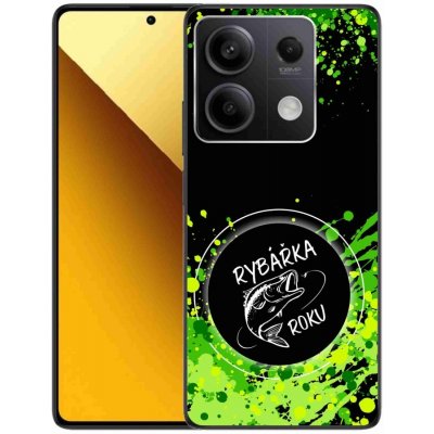 mmCase na Xiaomi Redmi Note 13 5G - rybářka roku černé pozadí – Zboží Živě