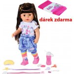 BABY born Starší sestřička brunetka 43 cm – Zboží Mobilmania