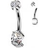 Piercing Šperky4U piercing do pupíku TITAN TIT1383-C