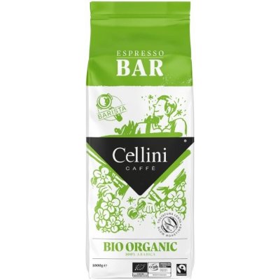 Cellini Barista Bio Fairtrade Espresso 100% Arabica zrnková 1 kg – Hledejceny.cz