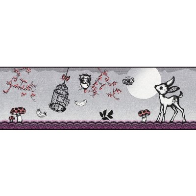 Rasch 797107 Dětské tapety na zeď Villa Coppenrath - bordura, rozměry 17 cm x 5 m – Zboží Dáma