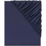 Livarno home Napínací prostěradlo z mikrovlákna Renforcé modré 180-200x200 – Sleviste.cz