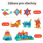 MiDeer Barevná magnetická stavebnice 100 ks – Zboží Dáma