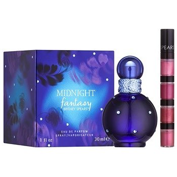 Britney Spears Fantasy Midnight Woman EDP 30 ml + lesk na rty 2,9 ml dárková sada