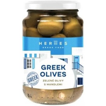 Hermes Zelené olivy s mandlí 190g