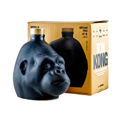 Kong Spiced Rainforest Rum Black Design 40% 0,7 l (karton)