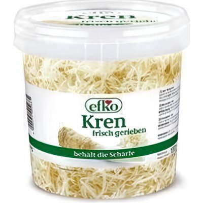 Efko Křen strouhaný ostrý 1 kg – Zboží Dáma