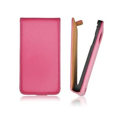 Pouzdro SLIGO Slim Samsung G900 Galaxy S5 růžové – Zboží Mobilmania