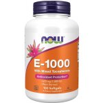 Now Foods Vitamín E-1000 směs tokoferolů 100 kapslí – Hledejceny.cz