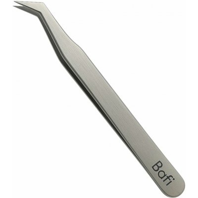 BAFI Profesionální pinzeta na řasy PROFI 15 - 65°, zakřivená – Sleviste.cz