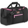 Cestovní tašky a batohy ZAGATTO ZG837 černá s růžovými zipy 40x20x25 cm
