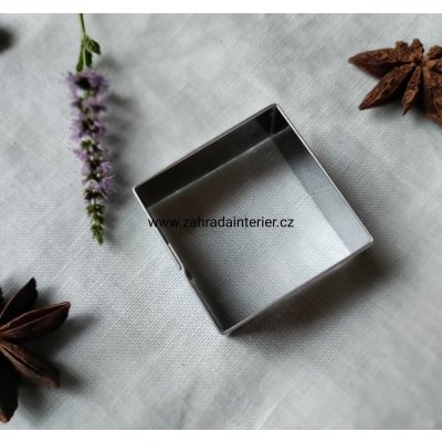 Vykrajovátko nerezové čtverec 3,5 cm – Hledejceny.cz