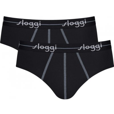 Sloggi Men slipy START MIDI C2P BOX 0004 Black – Zboží Dáma