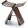 Taburet Vitra Butterfly Stool palisandr