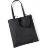 Nákupní taška a košík Westford Mill Nákupní taška WM101 Black 38x42 cm