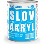 SLOVAKRYL RADIÁTOR bílá vrchní barva na radiátor 0,75 l 0100 Bílá