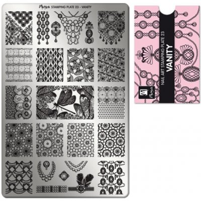 Moyra Stamping Deska na razítka č.23 Vanity – Zboží Dáma