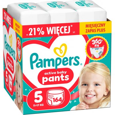 Pampers Active Baby 5 164 ks – Zbozi.Blesk.cz