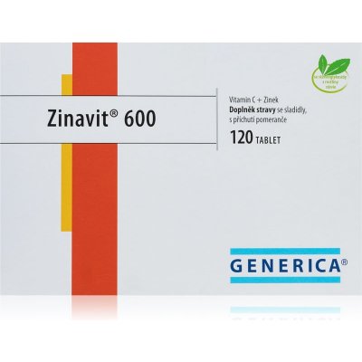 Generica Zinavit 600 120 cucavých tablet – Zboží Mobilmania