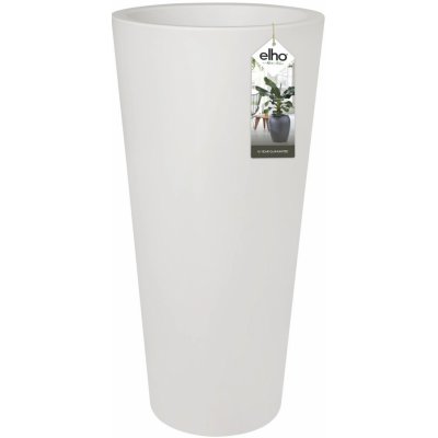Elho Květináč Pure Straight Round High bílý, 39 x 79 cm – Zboží Mobilmania