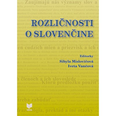 Rozličnosti o slovenčine – Hledejceny.cz
