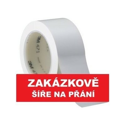 3M 471 Označovací PVC lepicí páska otěruvzdorná 19 mm x 33 m bílá – Zboží Mobilmania
