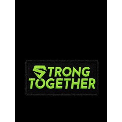 SWAGLIFT STRONG TOGETHER Nášivka Nášivka typ: STRONG TOGETHER - Zelená – Zboží Dáma