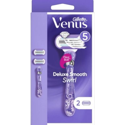 Gillette Venus Deluxe Smooth Swirl + 2 ks hlavic – Zbozi.Blesk.cz