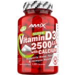 Amix Nutrition Vitamin D3 2500 U.I. s vápníkem 120 kapslí – Hledejceny.cz