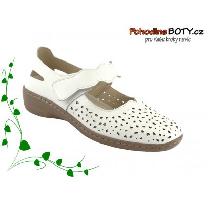 Aurelia dámské baleríny LR-31292 bílé – Zboží Mobilmania