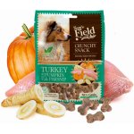 Sam's Field Crunchy Cracker Turkey with Pumpkin & Parsnip, křupavý krůtí pamlsek s dýní a pastinákem pro psy, 200 g Sams Field masový pamlsek – Zbozi.Blesk.cz